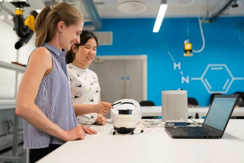 how to become a blockchain engineerhite and black polka dot shirt holding white headphones