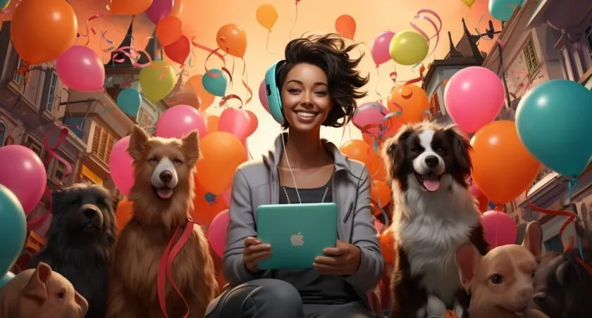 A Digital Illustration Of A Diverse Group Of People Shopping For Pet Products Online