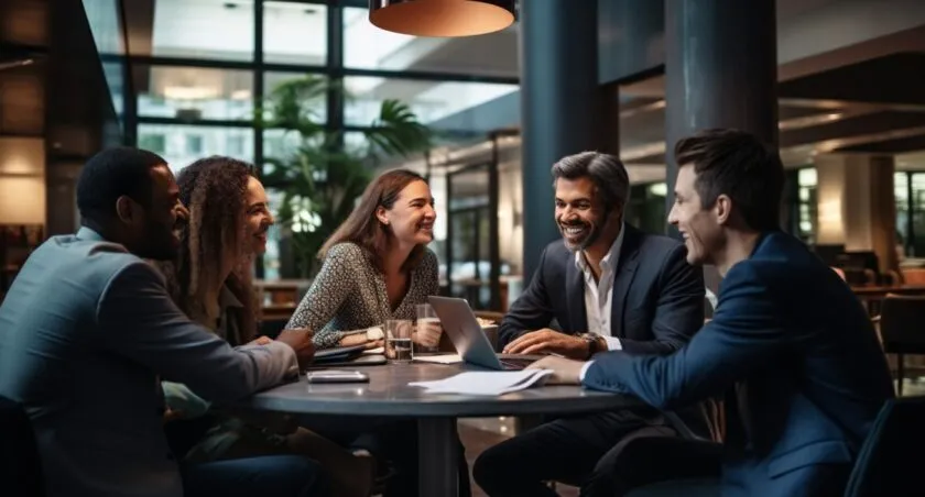 A Diverse Group Of People Trading Cryptocurrencies