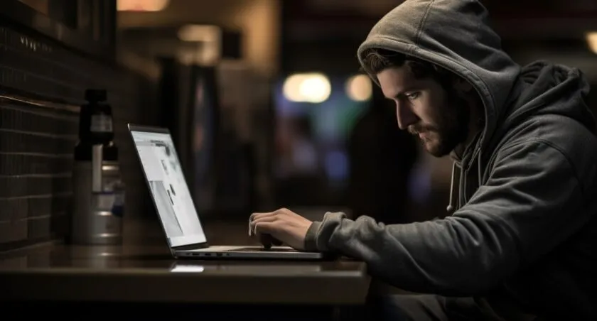 A Person Impatiently Looking At A Progress Bar While Waiting For Wallet Sync