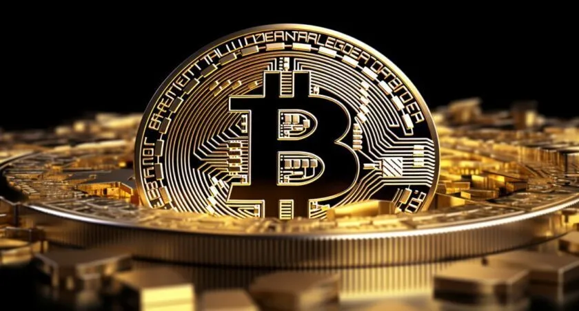 Aesthetic Gold And Bitcoin Symbolism