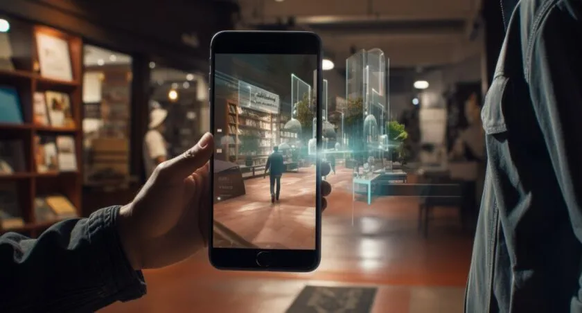 Augmented Reality Mobile Ad Campaign Interactive Scene