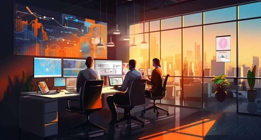 Automation In Software Development Concept