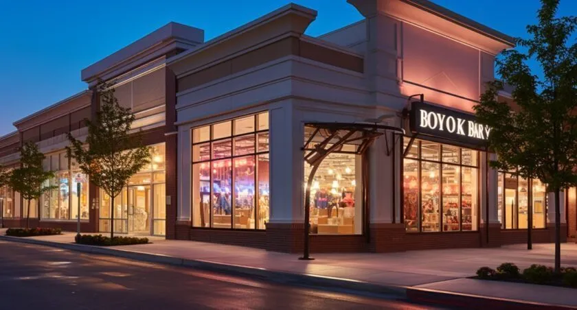 Bath & Body Works Storefront At Dusk