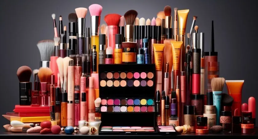 Beauty Products On Display
