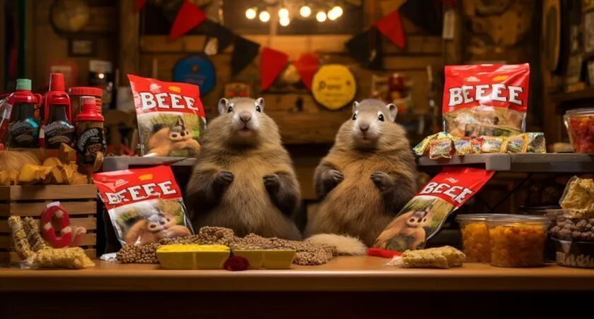 Beaver Nuggets Snack Close Up
