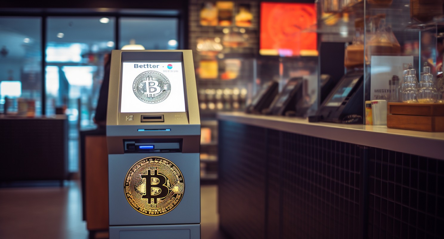 Bitcoin ATM In A Modern Store