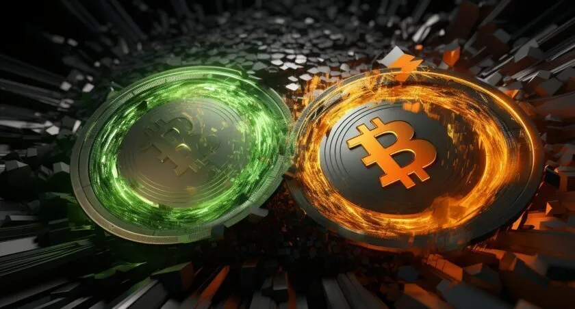 Bitcoin Cash And Skrill Logo