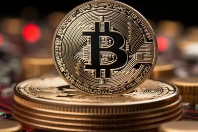 Bitcoin Coin On Omani Flag
