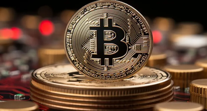 Bitcoin Coin On Omani Flag