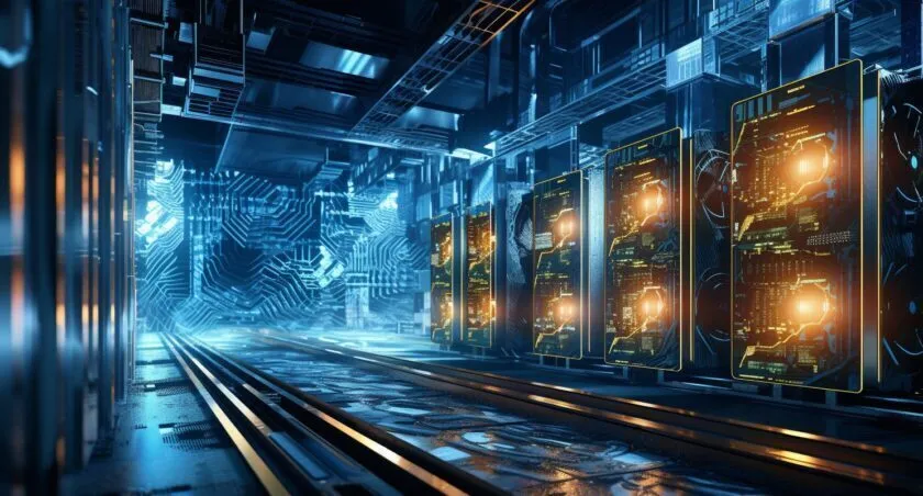 Bitcoin Miner's High Tech Setup