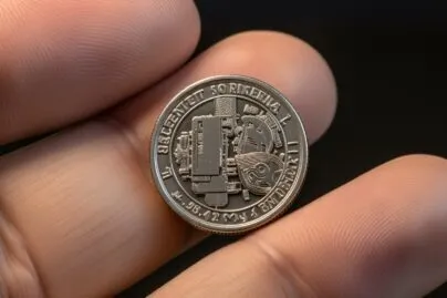 Bitcoin Mini Brand Close Up