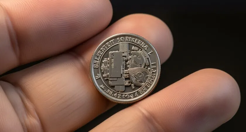 Bitcoin Mini Brand Close Up