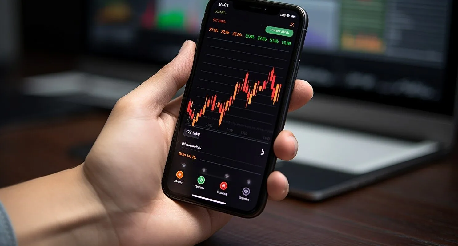 Bitcoin Trading On A Smartphone
