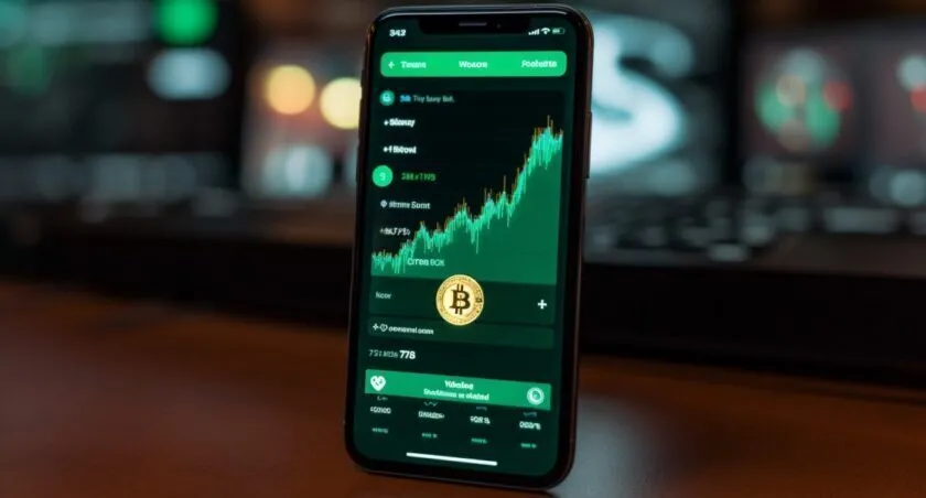 Bitcoin Transaction On Smartphone