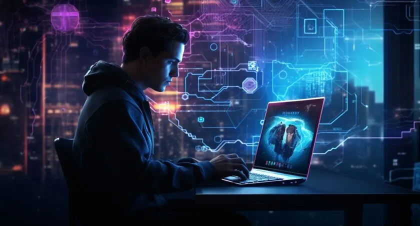 Blockchain Developer At Work