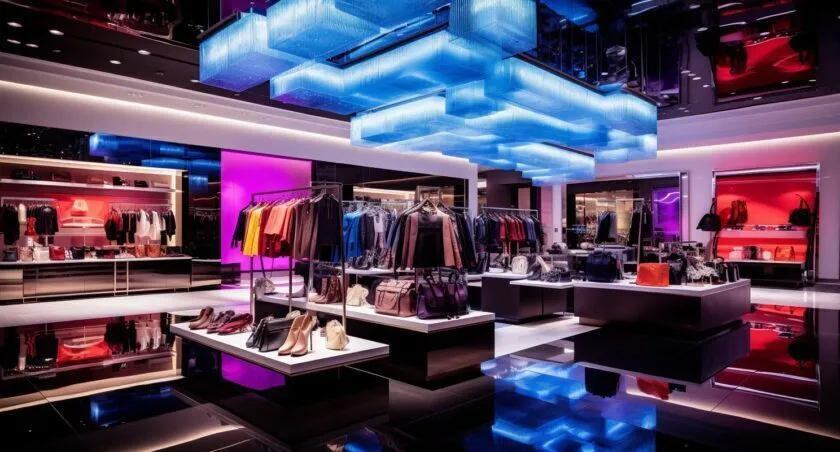 Bloomingdale's Store, Gleaming With Vibrant Colors
