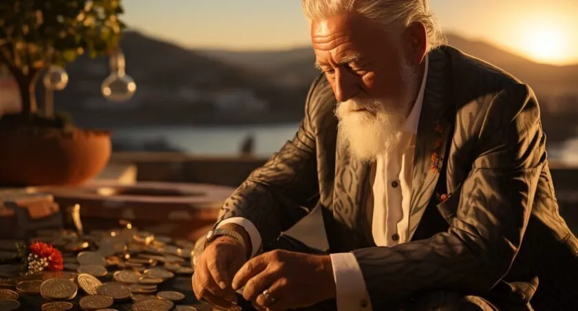 Buying Bitcoin On A Sunny Greek Terrace