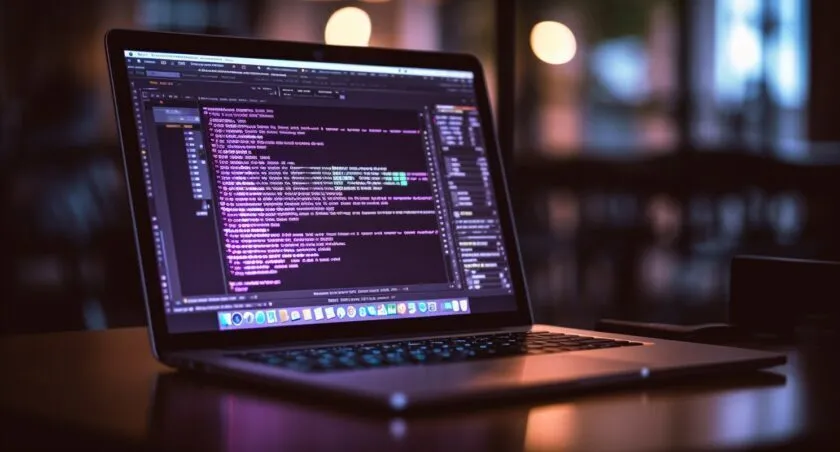 Java Code On A Laptop Screen