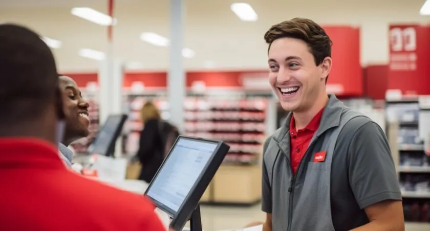 CVS Store Staff Assisting Customer
