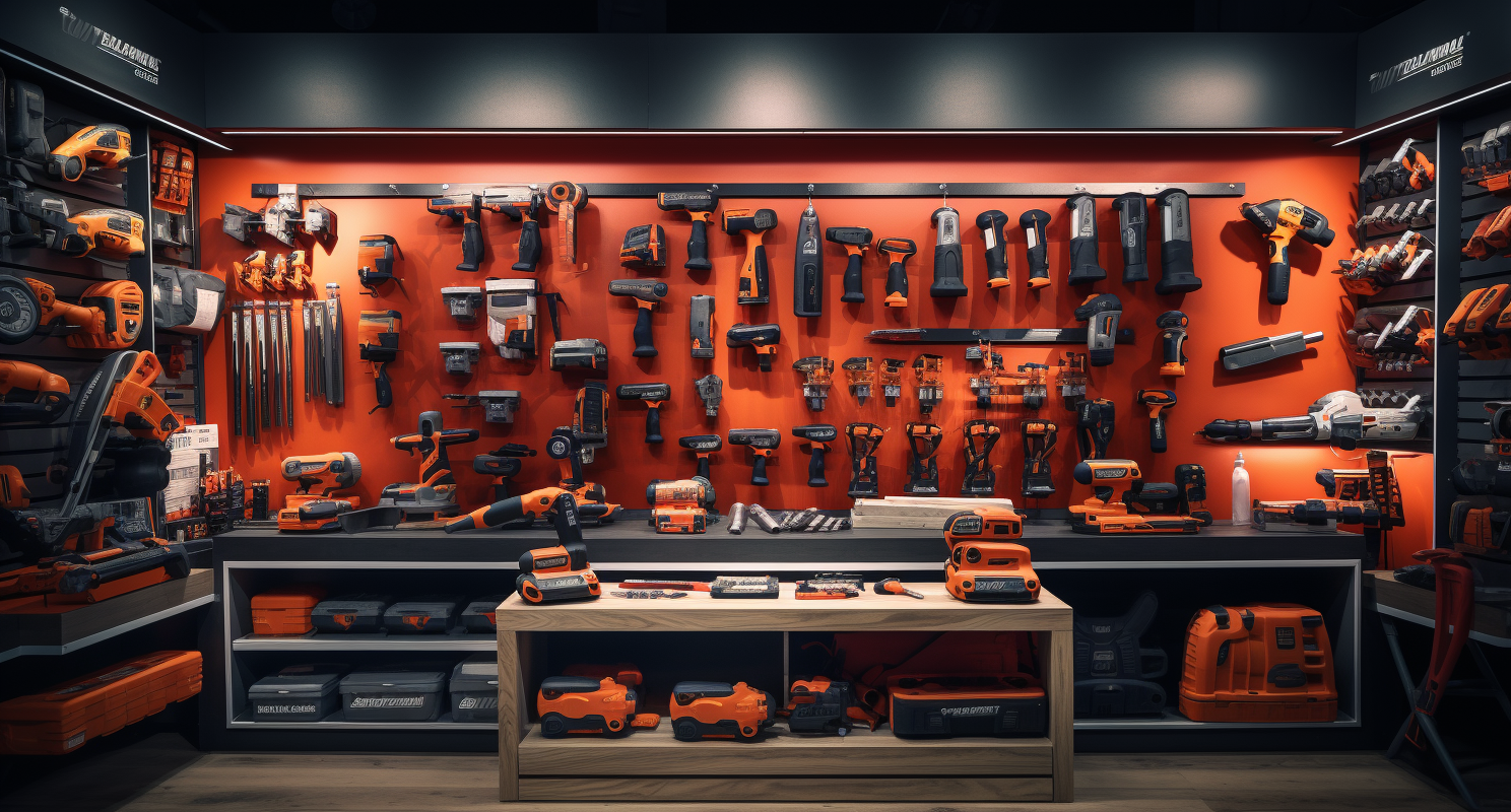 Cat Power Tools Display At Eagle E Commerce Group