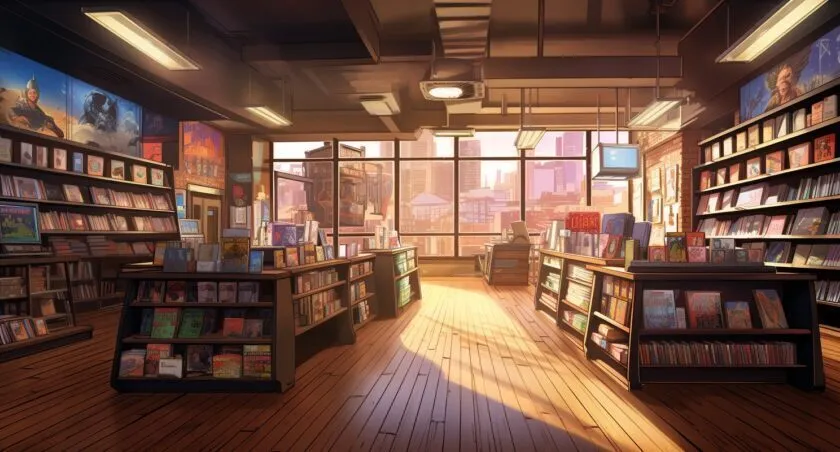 Comic Book Store Exterior