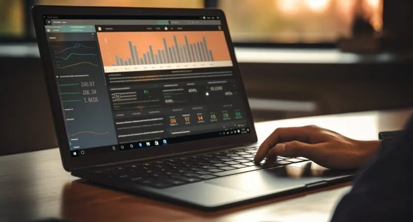 Computer Screen Displaying A WordPress