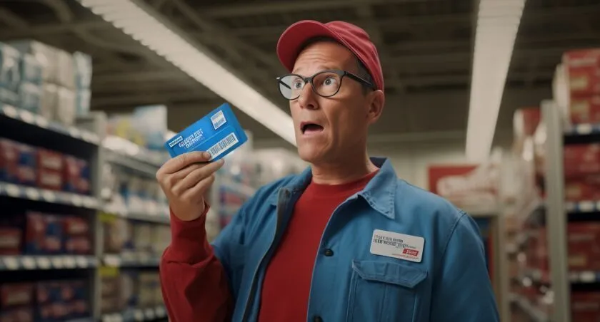 Confused Shopper With Lowe's Store Credit Card