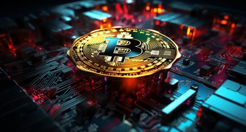 Cryptocurrency Security Conceptual Art
