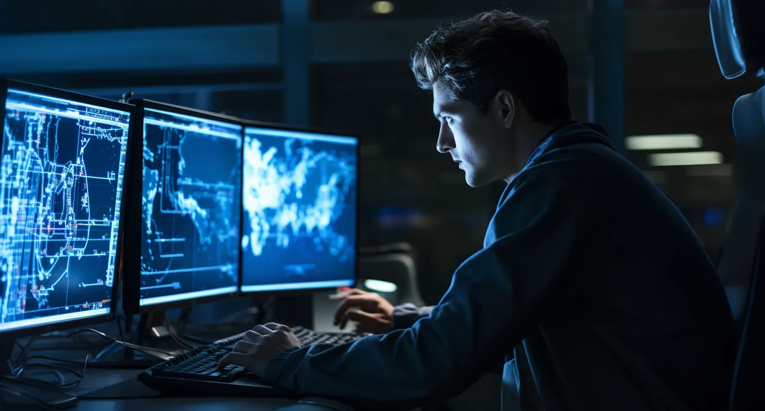 Digital Marketing Manager Analyzing Data