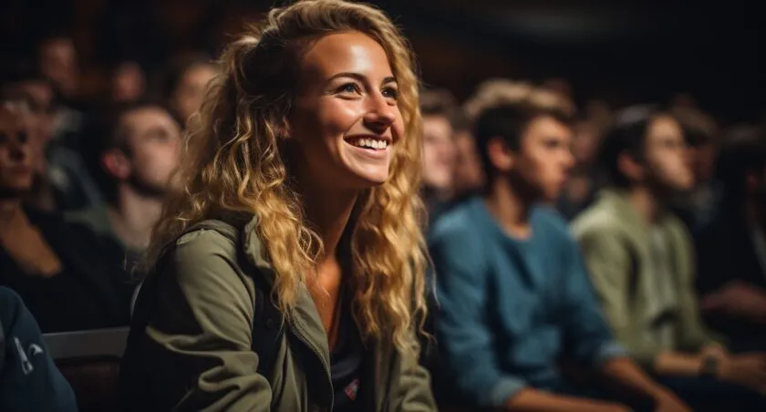 Digital Marketing Students In Lecture Hall