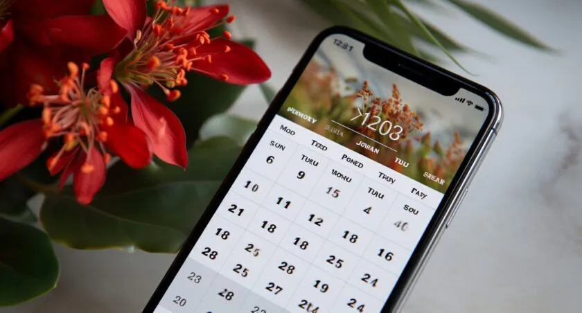 Elegant Event Calendar Design