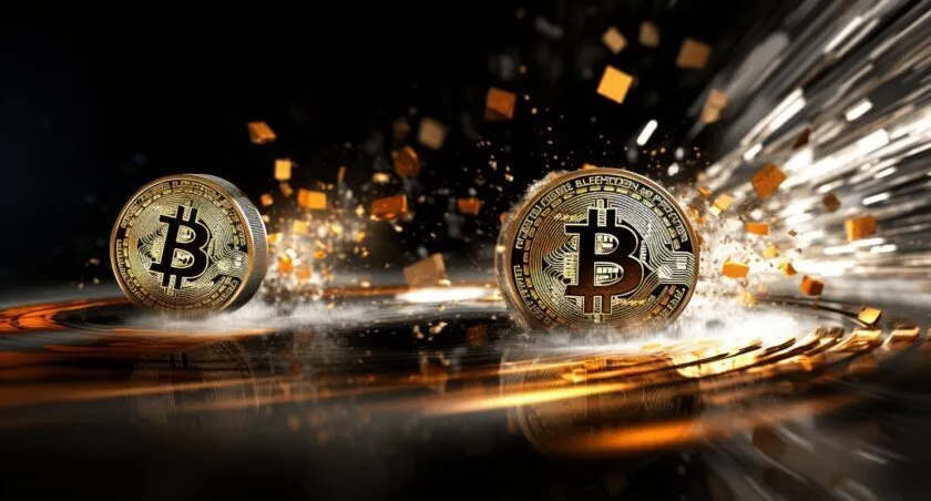 Fast And Slow Motion Cryptocurrency