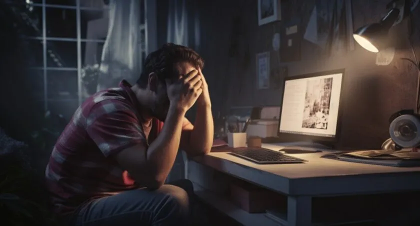 Frustrated Online Shopper