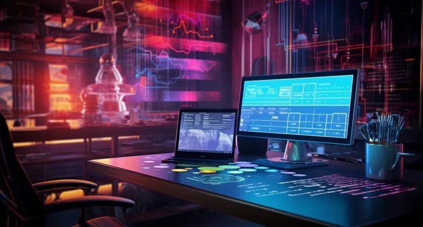 Futuristic AI Integration In Spreadsheet 