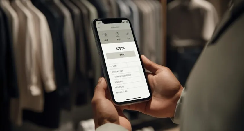 H&M Digital Receipt Displayed On A Smartphone Screen