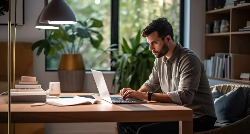 HVCC Online Course Student At Work