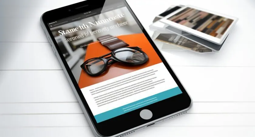 Image Of An SEO Friendly Mobile PDF Layout