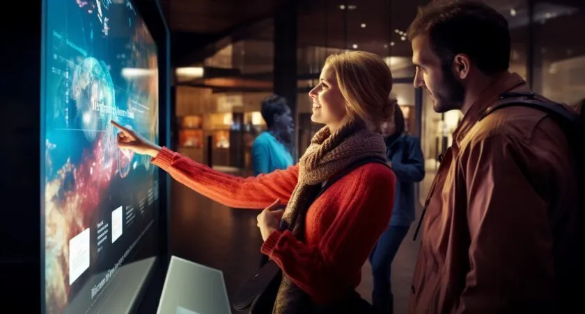 Interactive Digital Signage Engagement