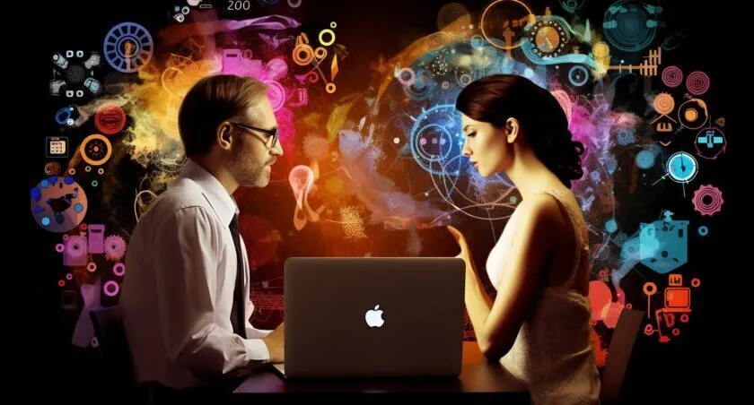 Interlinked Gender Based Marketing Symbols