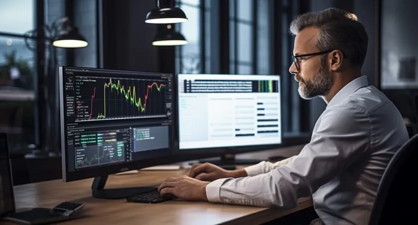 Investor Buying The Crypto Dip