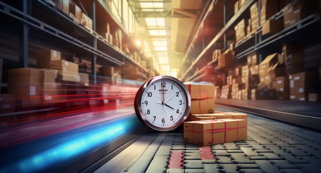 Just In Time Delivery In E Commerce Concept
