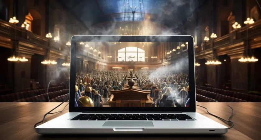 Legal Battle In The Courtroom