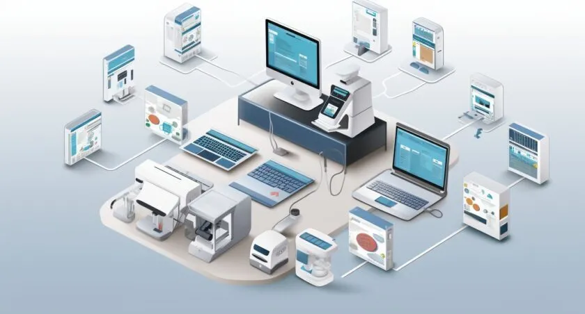 Mac POS System Transition Process Illustration