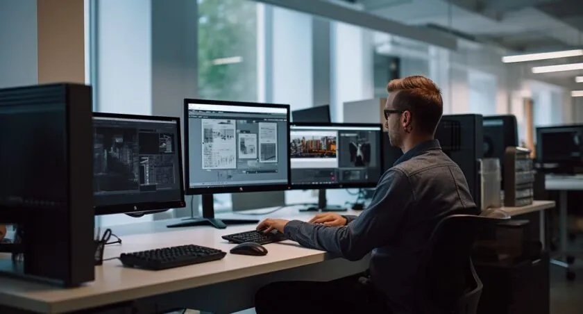 Person Using A Product Research Tool