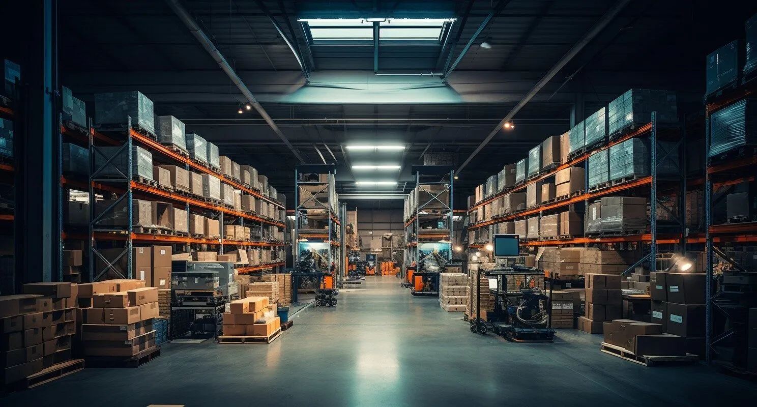 Modern Harbor Freight Warehouse