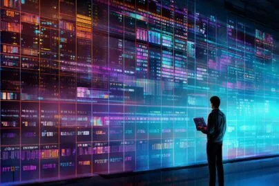 Modern Spreadsheet Software Illustration
