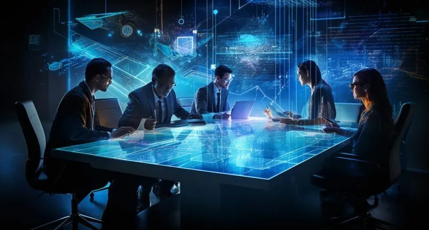 Part Time Digital Marketing Team Collaborating