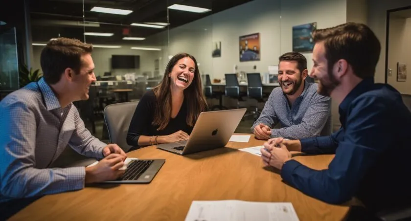 Riithink Digital Marketing Company Team Meeting