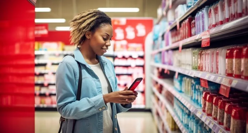 Savvy Shopper Equipped With Price Comparison Tech